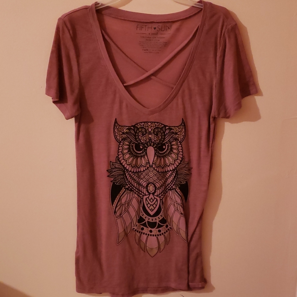 Mauve owl top